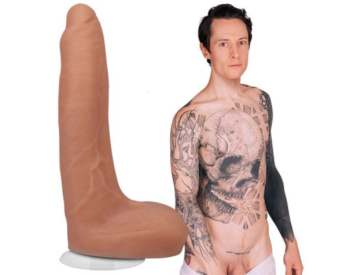 Телесный фаллоимитатор на съемной присоске Owen Gray Signature Cocks - 23,5 см.