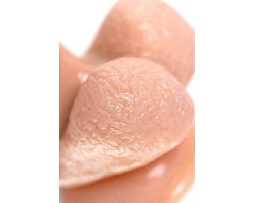 Телесный реалистичный фаллоимитатор Kirc - 17 см.