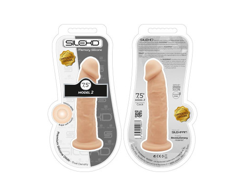 Телесный фаллоимитатор SileXD MODEL 2 - 19 см.