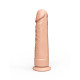 Фаллоимитатор на присоске из нежного геля - 20 см.
