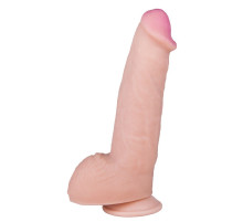 Реалистичный фаллоимитатор  на присоске REAL Next № 27 - 23 см.