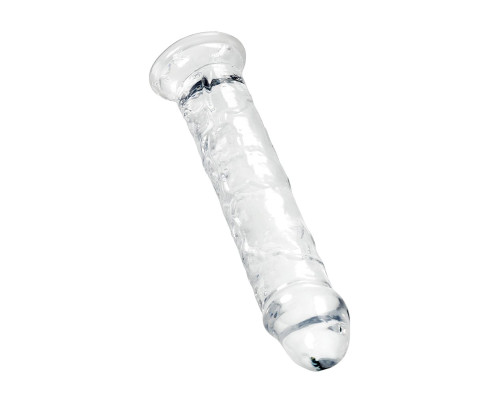 Прозрачный фаллоимитатор Auri - 20 см.