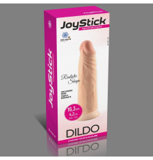 Телесный фаллоимитатор JoyStick на присоске - 16,3 см.