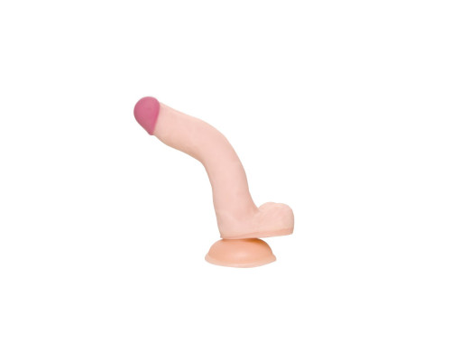 Телесный фаллоимитатор-реалистик Minc - 21 см.