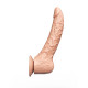 Фаллоимитатор-реалистик на присоске - 19,5 см.