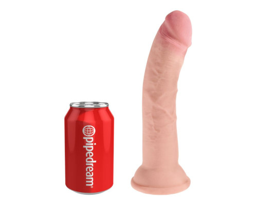 Телесный фаллоимитатор на присоске 8  Triple Density Cock - 24,1 см.