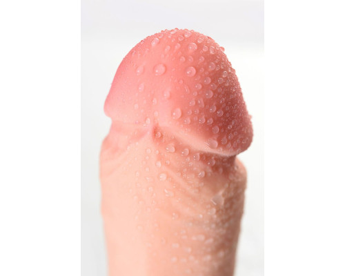 Телесный реалистичный фаллоимитатор Leo - 20 см.