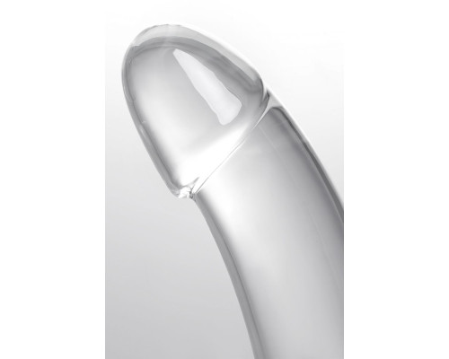 Прозрачный реалистичный фаллоимитатор Cryst - 15 см.