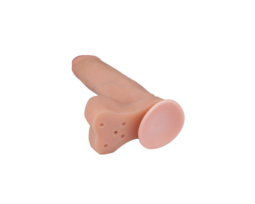 Телесный фаллоимитатор на присоске F F BEST COCK 8 - 22 см.