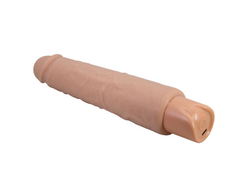 Телесный реалистичный вибратор Soren - 25,2 см.