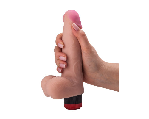 Вибратор-реалистик из неоскин - 20,2 см.