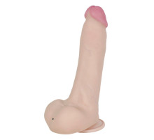 Телесный вибратор-реалистик NEOSKINUM - 22 см.
