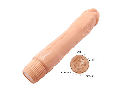 Телесный вибратор-реалистик Dybbuk - 24 см.