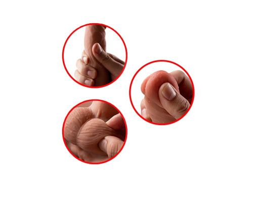 Телесный мужской торс с вибрацией и возвратно-поступательными движениями Bartlett