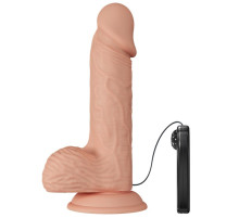 Телесный вибратор-реалистик Catoblepas - 20,6 см.