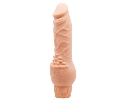 Телесный вибратор-реалистик Clark - 19,5 см.