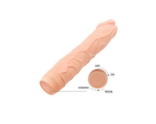 Телесный вибратор-реалистик Bob - 22,5 см.