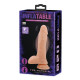 Реалистичный вибратор с функцией расширения - 19,3 см.