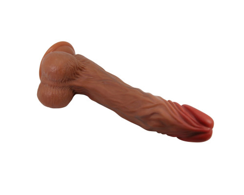 Реалистичный вибратор с ротацией Calisto - 25 см.