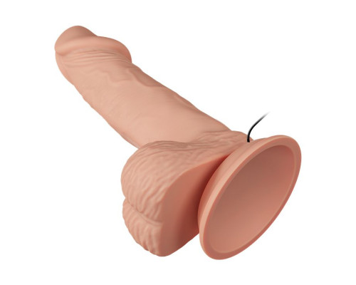 Телесный вибратор-реалистик Zebulon - 19,4 см.
