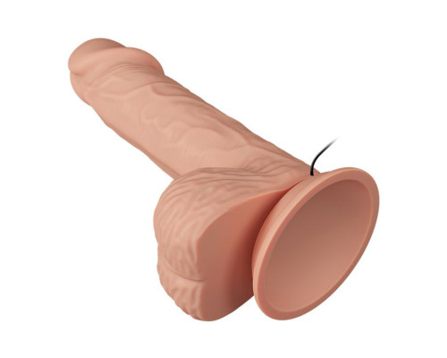 Телесный вибратор-реалистик Catoblepas - 20,6 см.