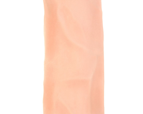 Телесный реалистичный вибратор Ian - 20 см.