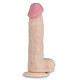 Телесный перезаряжаемый вибратор-реалистик из неоскин - 21,5 см.