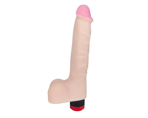 Вибратор-реалистик с мошонкой ANDROID II - 23 см.