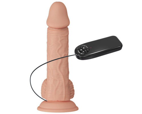 Телесный вибратор-реалистик Catoblepas - 20,6 см.