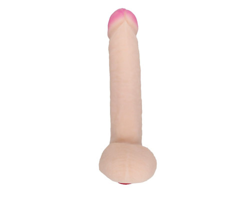 Реалистичный по форме и на ощупь вибратор - 27,2 см.