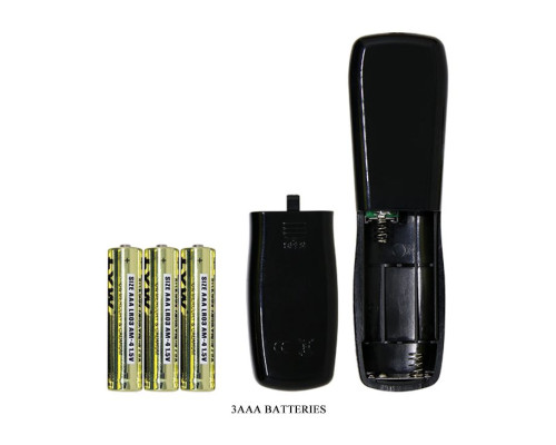 Коричневый вибратор с вращением и поступательными движениями Easton - 18,5 см.