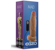 Реалистичный вибратор на присоске Mad Oscar - 22,5 см.