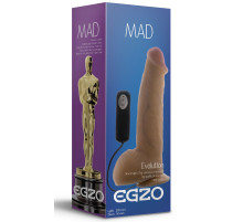 Реалистичный вибратор на присоске Mad Oscar - 20,5 см.