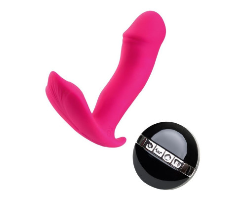Розовый вибромассажер с голосовым управлением Tilly