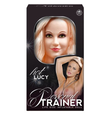 Надувная кукла с вибрацией и 2 любовными отверстиями Hot Lucy Lifesize Love Doll