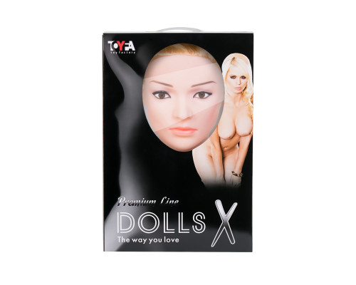 Надувная секс-кукла LILIANA с реалистичной головой и поднятыми ножками