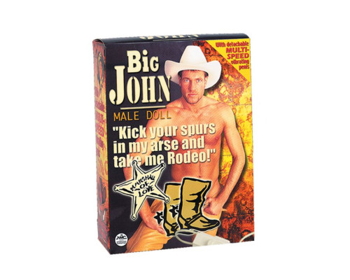 Надувная секс-кукла Big John с виброфаллосом