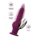 Фиолетовая мини-машина для секса Striker с пультом ДУ - 23,5 см.