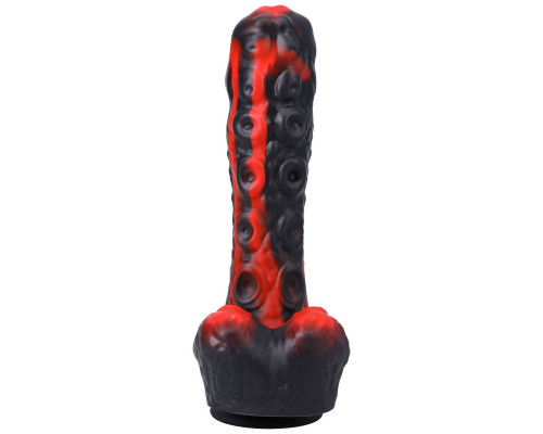 Черно-красная мини-машина на присоске Tendril Thruster - 21,6 см.