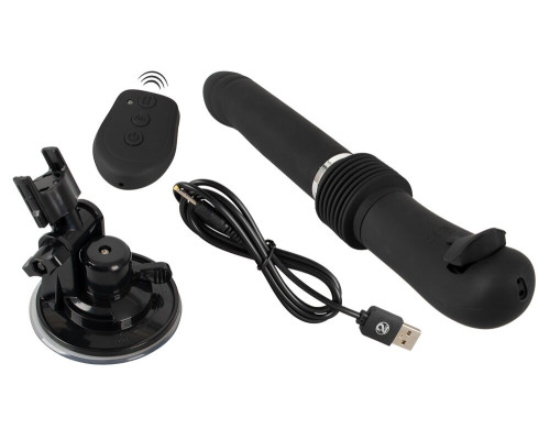 Черная секс-машина с пультом ДУ RC Fucking Machine 2.0