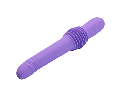 Сиреневая мини-секс-машина Pazuzu с возвратно-поступательными движениями - 29,2 см.