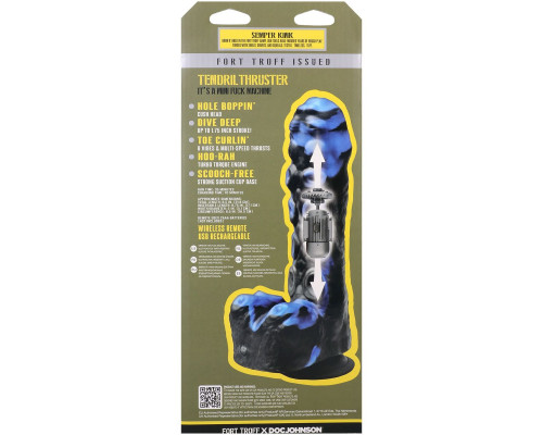 Черно-синяя мини-машина на присоске Tendril Thruster - 21,6 см.