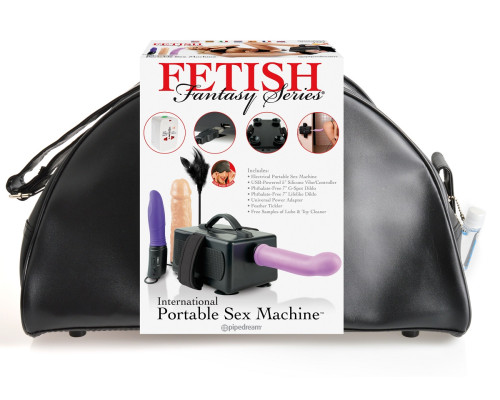 Секс-машина для вагинально-анальной стимуляции