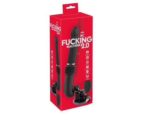 Черная секс-машина с пультом ДУ RC Fucking Machine 2.0