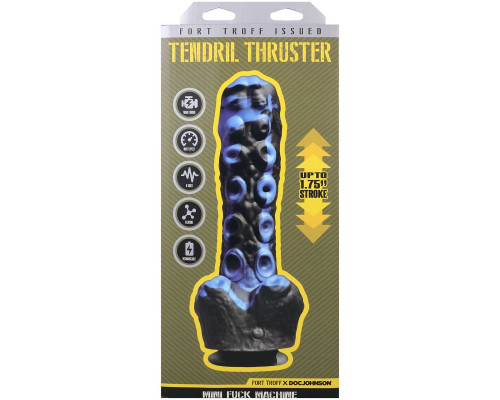 Черно-синяя мини-машина на присоске Tendril Thruster - 21,6 см.