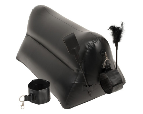 Надувная любовная подушка Portable Triangle Cushion с аксессуарами