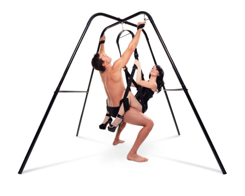 Напольный черный каркас для качелей Swing Stand