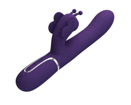 Фиолетовый вибратор-кролик Ridgely - 22,6 см.