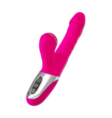 Розовый вибратор с вакуум-волновой стимуляцией клитора To-Frolly - 21,5 см.