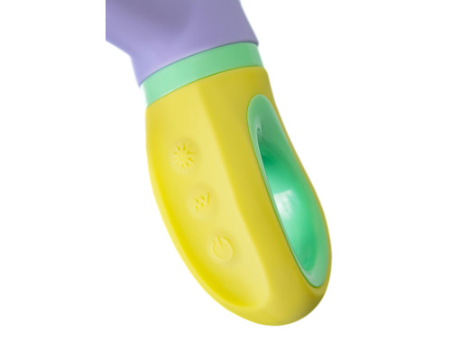 Сиреневый вибратор-кролик Wisteria - 18,5 см.